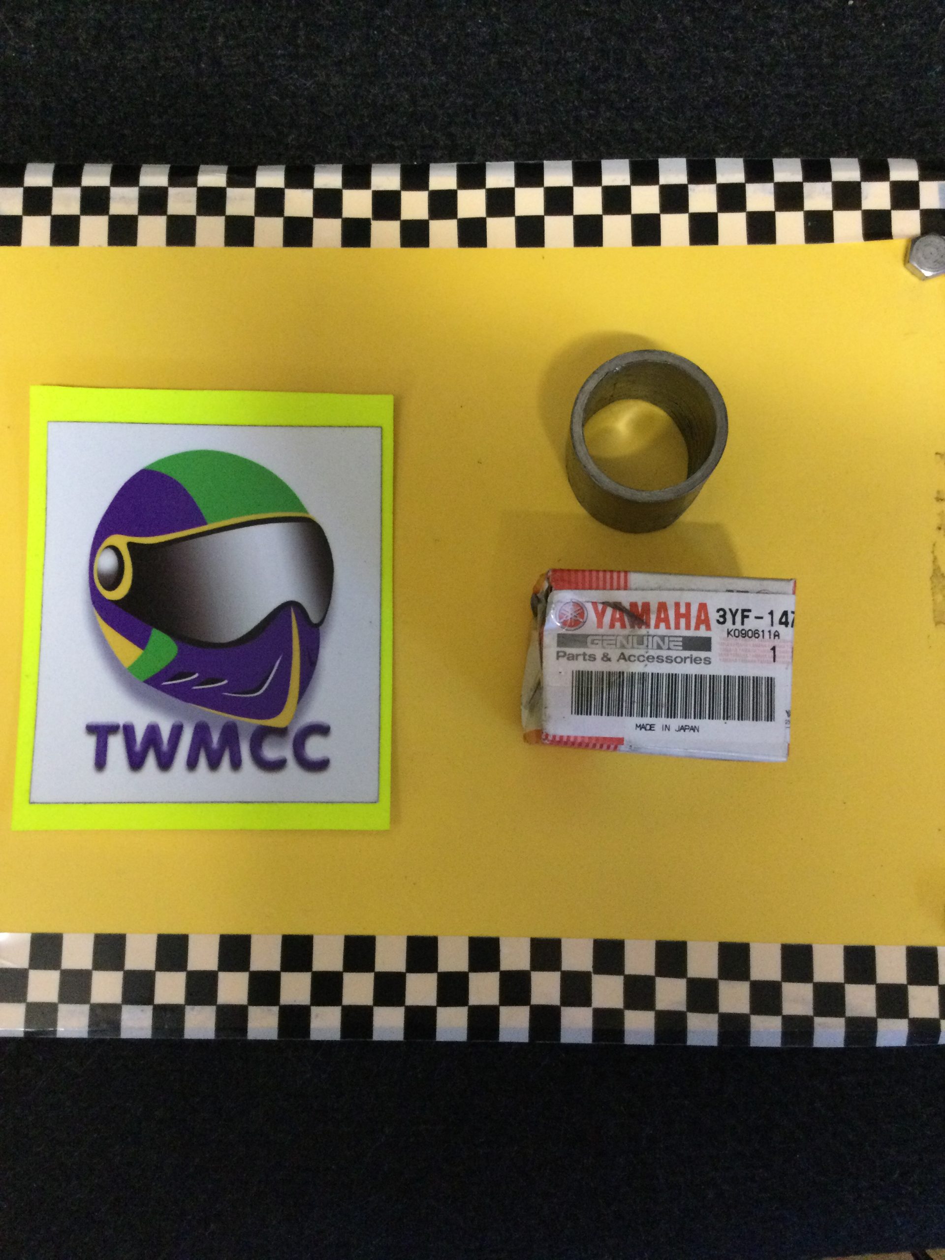 Exhaust Muffler Pipe Gasket For Yamaha Raptor 700 2015-2022 – Graphite, Caltric, MG145AA1007